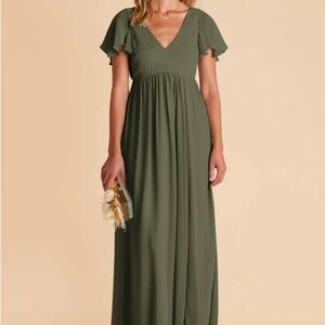 Birdy Grey Hannah Empire Dress Olive 3x